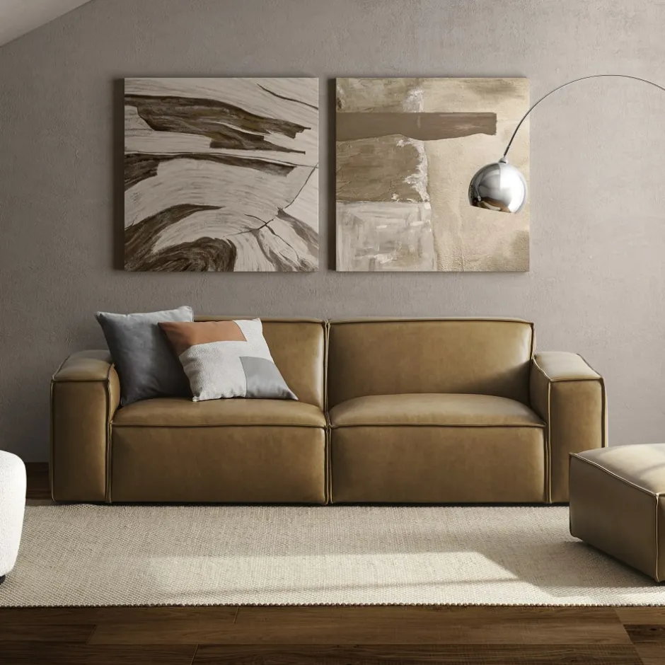 Fashion Jonathan Leather Sofa Small Living Room Furniture|Leather Sofas