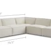Best Jonathan L-Shape Sectional Sofa Sectional Sofas
