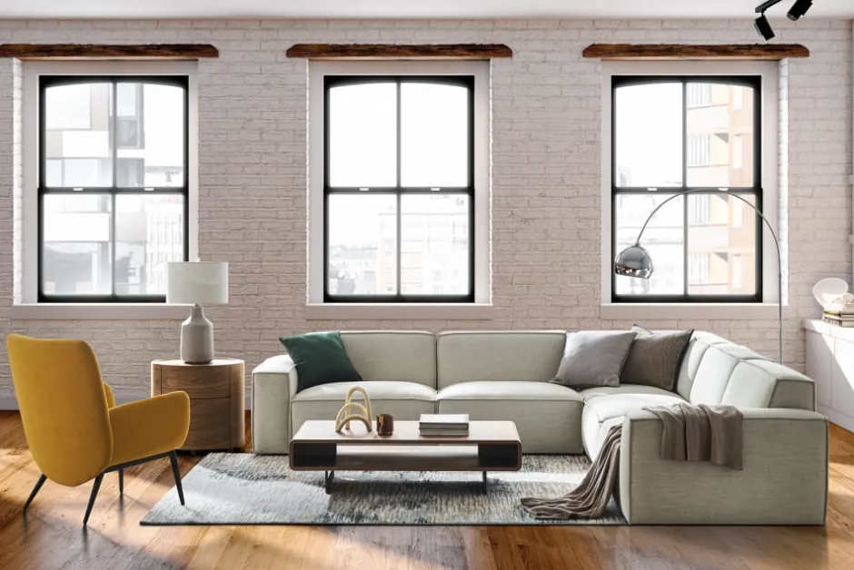 Best Jonathan L-Shape Sectional Sofa Sectional Sofas