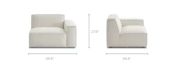 Clearance Jonathan Right Arm Sofa Armchairs And Accent Chairs|Modular Sofas