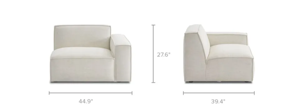 Clearance Jonathan Right Arm Sofa Armchairs And Accent Chairs|Modular Sofas