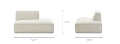 Sale Jonathan Right Chaise Modular Sofas|Loveseats