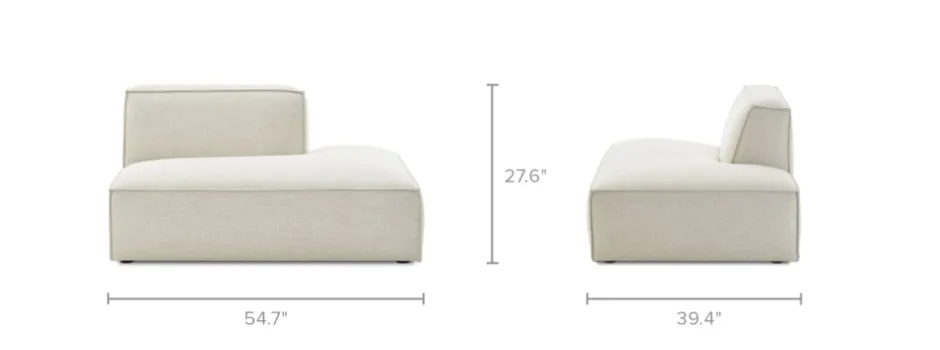Sale Jonathan Right Chaise Modular Sofas|Loveseats