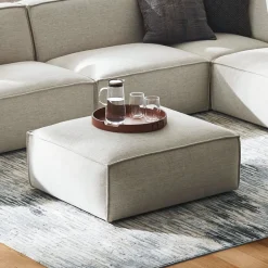 Outlet Jonathan Side Chaise Sectional Sofa with Ottoman Living Room Sets|Living Room Sets