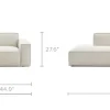 Fashion Jonathan Side Chaise Sectional Sofa Sectional Sofas
