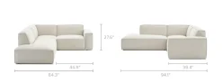 Fashion Jonathan Side Chaise Sectional Sofa Sectional Sofas