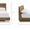 Discount Joseph Bed, Walnut Small Bedroom Furniture|Beds & Bed Frames