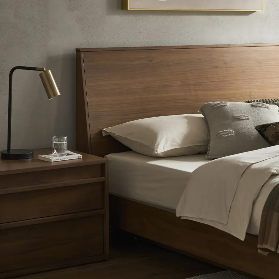 Discount Joseph Bed, Walnut Small Bedroom Furniture|Beds & Bed Frames