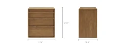 Clearance Joseph 3-Drawer Dresser Dressers & Chest Of Drawers|Dressers & Chest Of Drawers