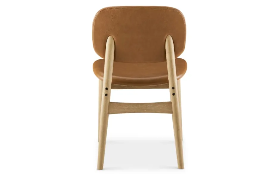 Discount Kelsey Leather Chair, White Wash Dining Chairs|Small Dining Room Furniture
