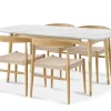 Clearance Kelsey Marble Dining Table with Austen Chair Set Dining Room Furniture Sets|Dining Room Sets