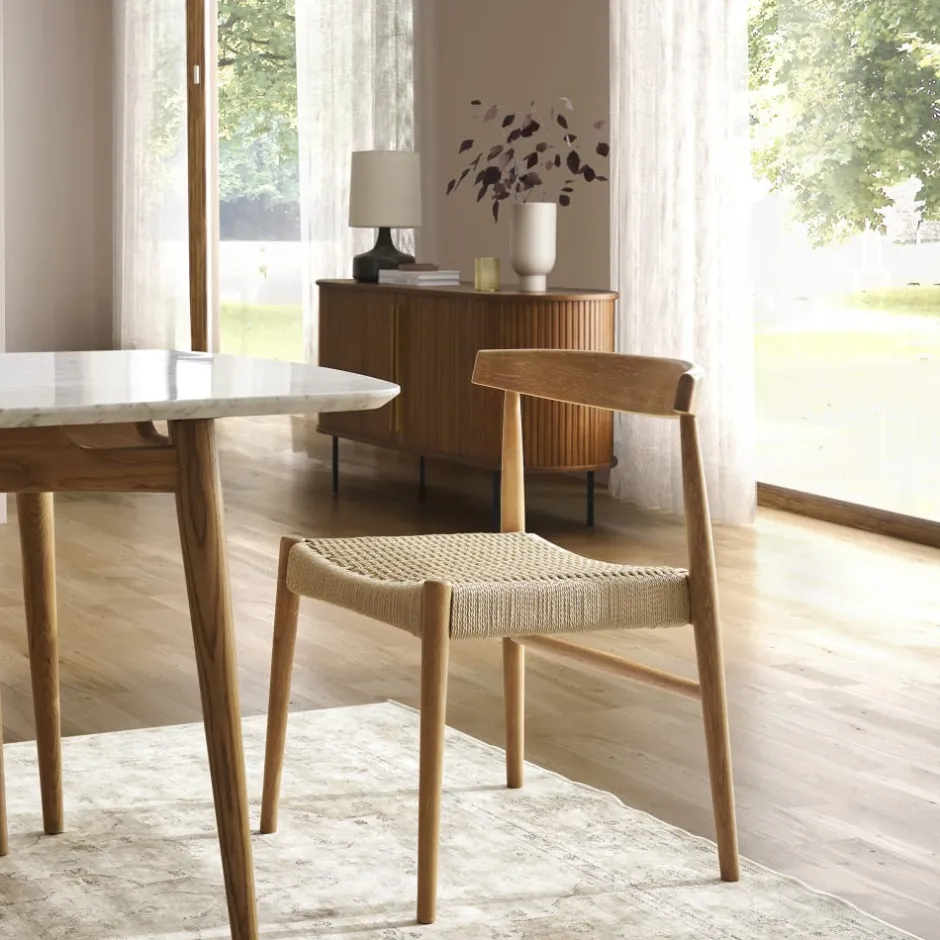 Clearance Kelsey Marble Dining Table with Austen Chair Set Dining Room Furniture Sets|Dining Room Sets