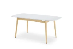 Fashion Kelsey Marble Dining Table with 4 Chairs, White Wash Small Dining Room Furniture|Dining Room Furniture Sets