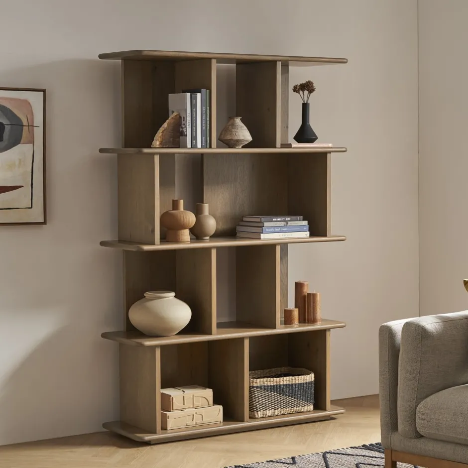 New Kinsley Bookshelf Small Space Storage|Shelves & Bookcases
