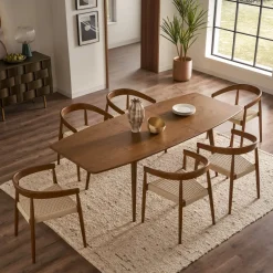 Clearance Kinsley Extendable Dining Table, 71"-90.6" Dining Tables