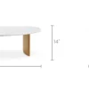 Fashion Lavine Marble Coffee Table Coffee Tables