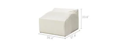 Clearance Lorna Outdoor Armless Sofa Cover Outdoor Accessories