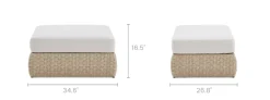 New Lorna Outdoor Ottoman Outdoor Sofas