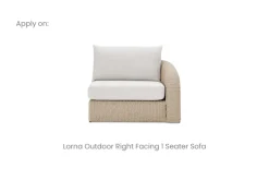 Clearance Lorna Outdoor Right Facing 1 Seater Sofa Cover Outdoor Accessories