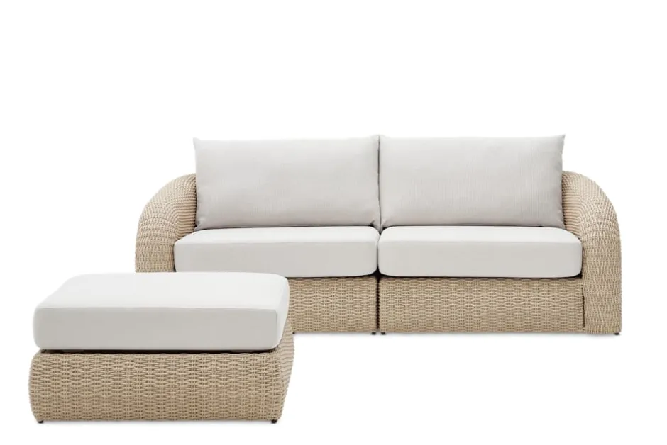 New Lorna Outdoor Sofa with Ottoman Outdoor Sofas|Outdoor Furniture Sets