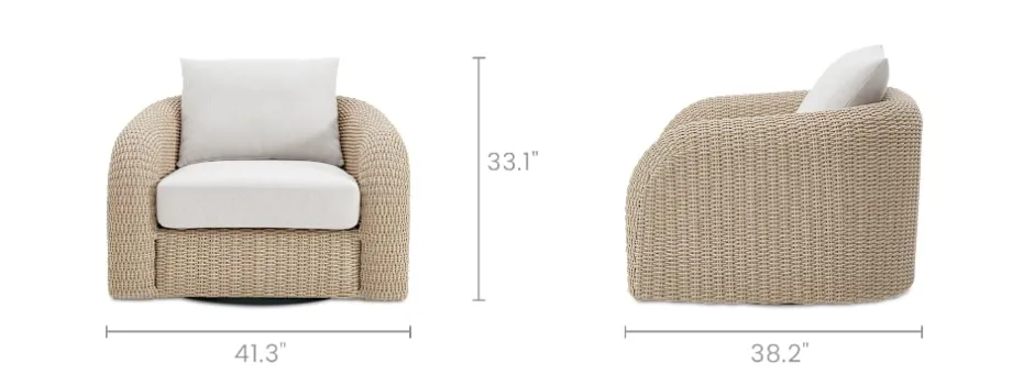Best Lorna Outdoor Swivel Lounge Chair Outdoor Sofas|Outdoor Lounge Chairs