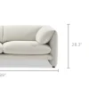 Best Lucas Performance Bouclé Sofa 3 Seater Sofas
