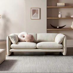 Best Lucas Performance Bouclé Sofa 3 Seater Sofas