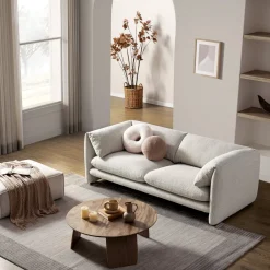 Best Lucas Performance Bouclé Sofa 3 Seater Sofas