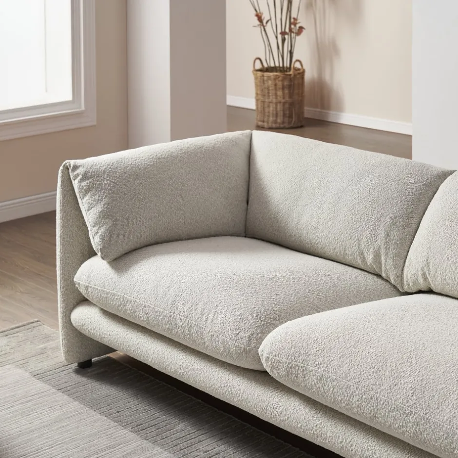 Best Lucas Performance Bouclé Sofa 3 Seater Sofas
