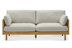 Sale Lucia Cane Sofa, White Wash Small Living Room Furniture|3 Seater Sofas