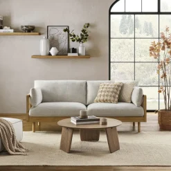 Sale Lucia Cane Sofa, White Wash Small Living Room Furniture|3 Seater Sofas