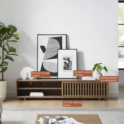 Best Luka TV Stand, Walnut Tv Stands