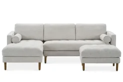 Sale Madison Chaise Sectional Sofa with Ottoman Living Room Sets|Living Room Sets