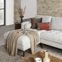 Sale Madison Chaise Sectional Sofa with Ottoman Living Room Sets|Living Room Sets