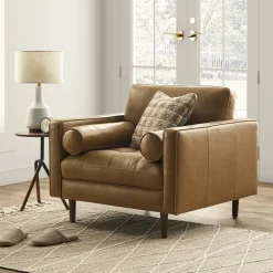Clearance Madison Leather Armchair Armchairs And Accent Chairs