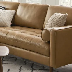 Online Madison Leather Chaise Sectional Sofa Leather Sofas|Sectional Sofas