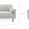 Hot Madison Loveseat Small Living Room Furniture|Loveseats