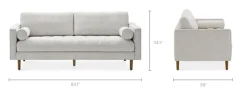 Online Madison Sofa Small Living Room Furniture|3 Seater Sofas