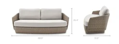 Fashion Malta Outdoor Loveseat Outdoor Sofas