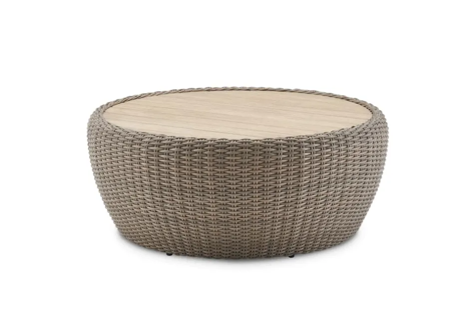 Fashion Malta Outdoor Round Drum Coffee Table Outdoor Coffee & Side Tables|Coffee Tables