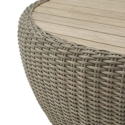 Fashion Malta Outdoor Round Drum Coffee Table Outdoor Coffee & Side Tables|Coffee Tables