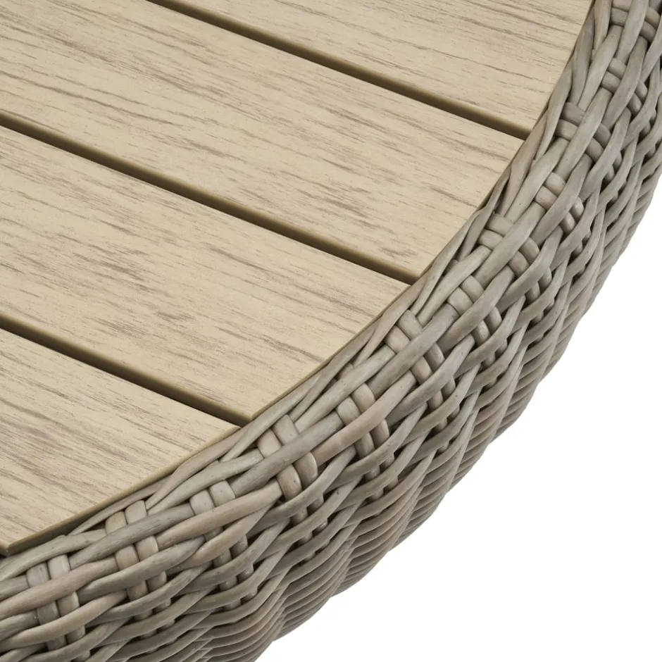 Fashion Malta Outdoor Round Drum Coffee Table Outdoor Coffee & Side Tables|Coffee Tables