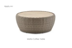 Discount Malta Outdoor Round Drum Coffee Table Cover Outdoor Accessories