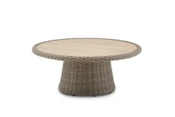 Online Malta Outdoor Round Pedestal Coffee Table Outdoor Coffee & Side Tables|Coffee Tables