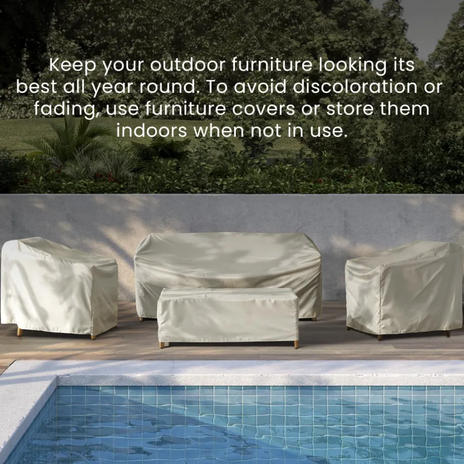 Hot Malta Outdoor Round Pedestal Coffee Table Cover Outdoor Accessories