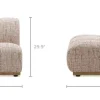 Hot Marlow Armless Sofa Armchairs And Accent Chairs|Small Living Room Furniture