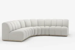 Fashion Marlow Performance Bouclé L-Shape Sectional Sofa Sectional Sofas