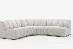Fashion Marlow Performance Bouclé L-Shape Sectional Sofa Sectional Sofas