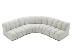 Fashion Marlow Performance Bouclé L-Shape Sectional Sofa Sectional Sofas