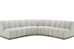 Fashion Marlow Performance Bouclé L-Shape Sectional Sofa Sectional Sofas